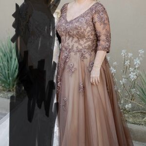 Beautiful formal La Femme MOB dress worn once. No alterations made